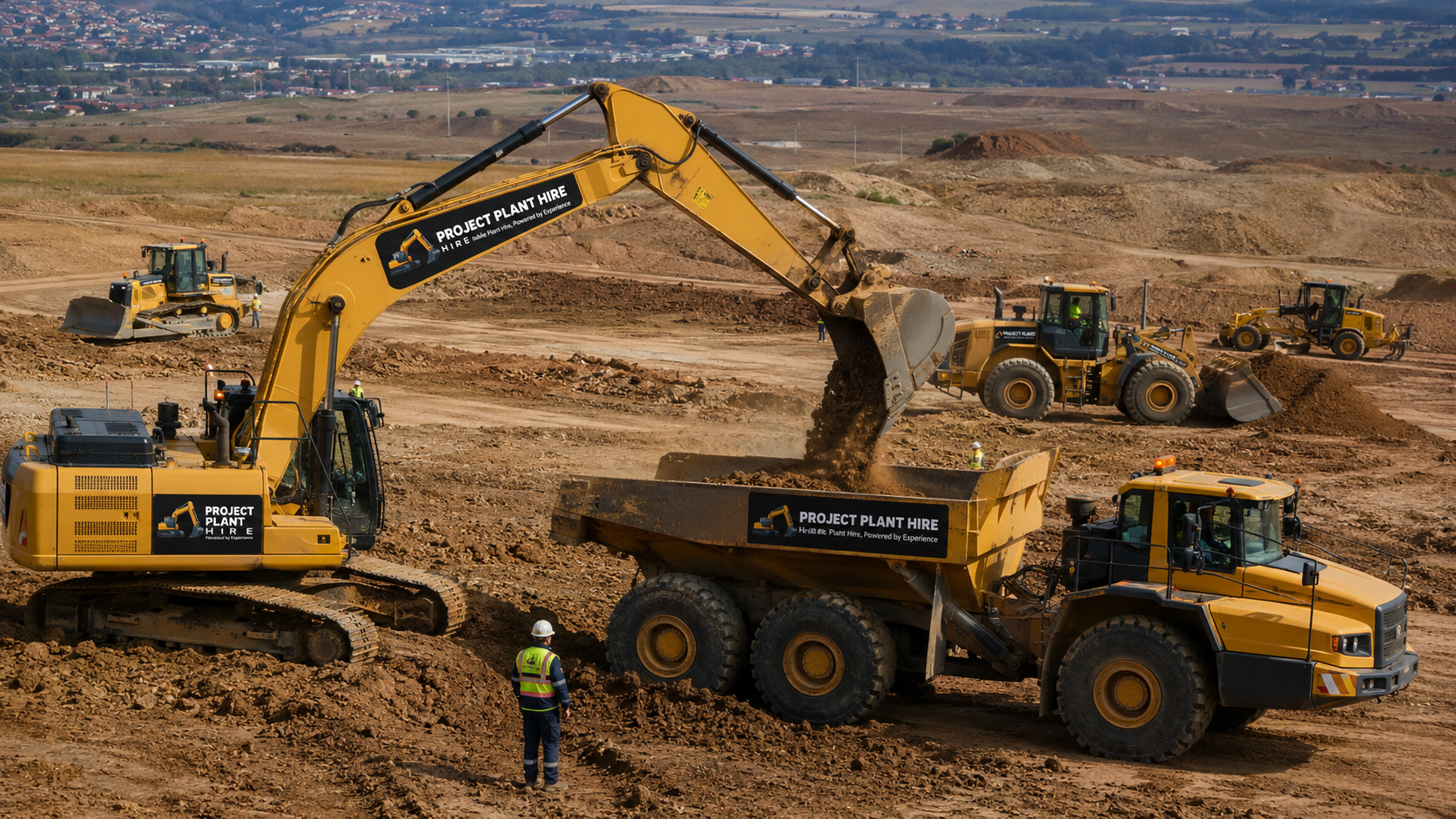 Equipment Hire for plant hire on South African construction, mining and earthmoving projects