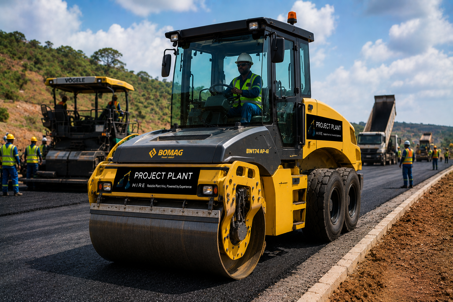 Combination Roller Hire - Project Plant Hire