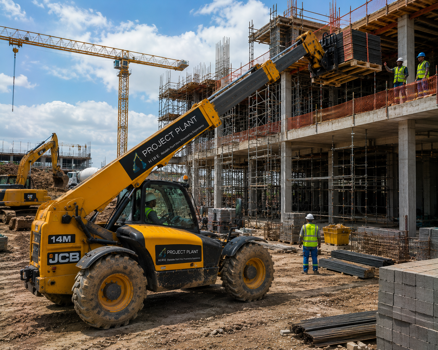 14m Telehandler Hire - Project Plant Hire