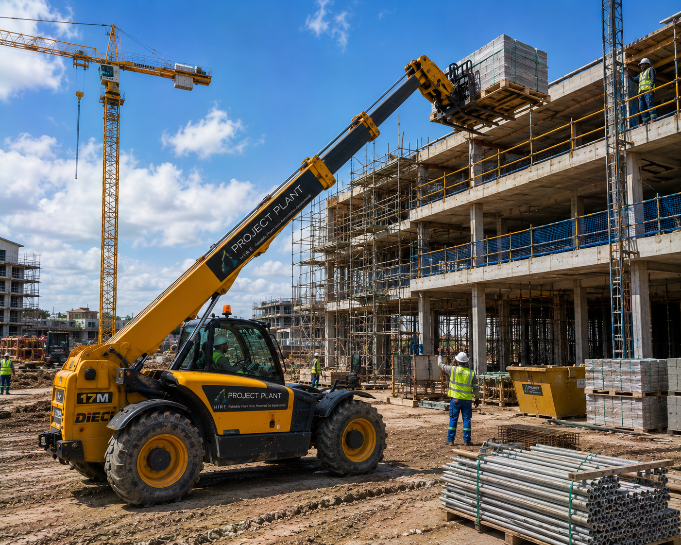 17m Telehandler Hire - Project Plant Hire