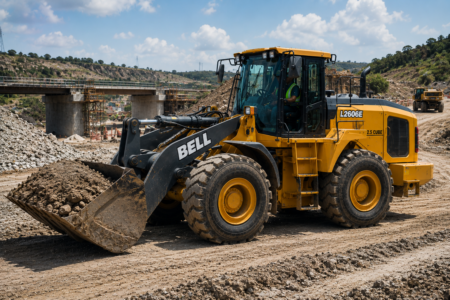 1 5 Cube Front End Loader Hire