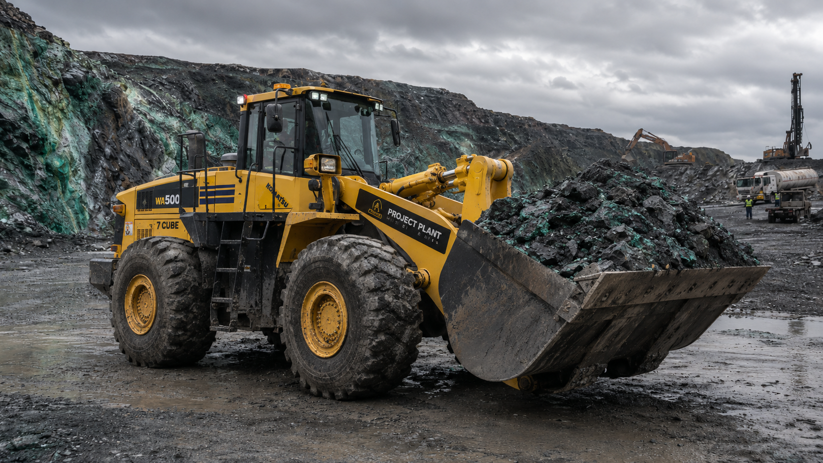 7 Cube Front End Loader Hire